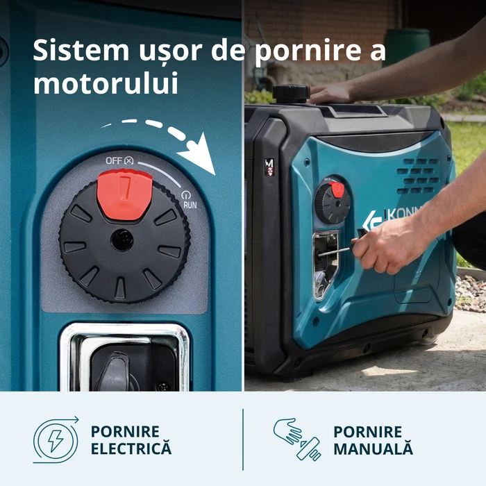 Konner & Sohnen KS 6000iE S Generator digital invertor 5.5kW, monofazat, benzina [1]