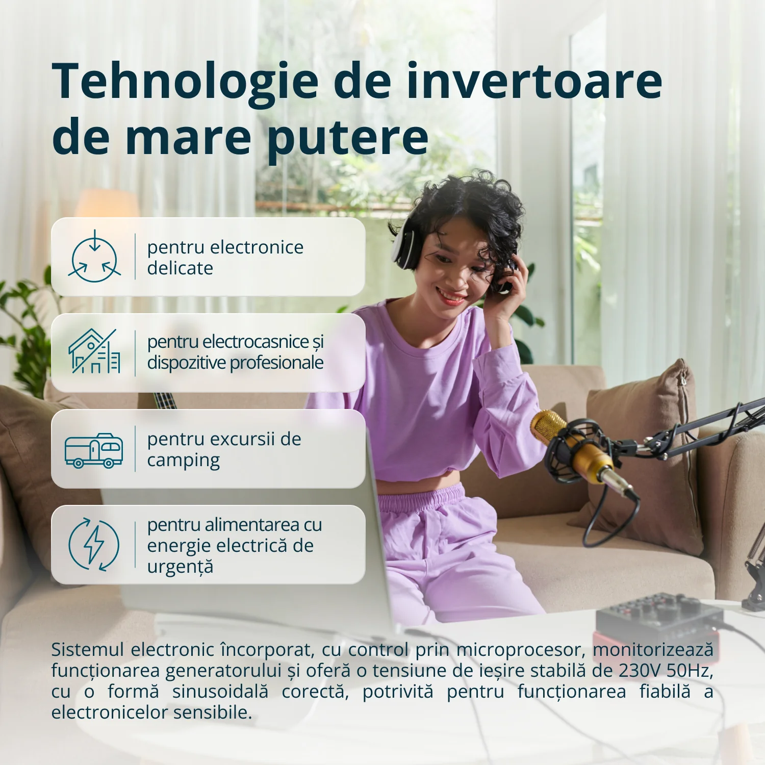 Konner & Sohnen KS 6500iE Generator digital invertor 6.5kW, monofazat, benzina [5]