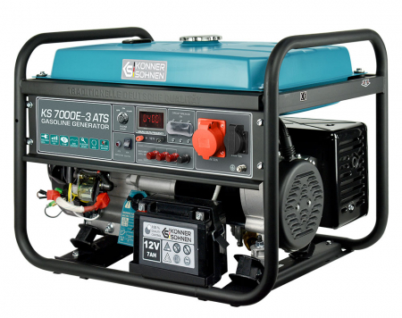 Konner & Sohnen KS 7000E-3 ATS Generator de curent 5.5 kW, 400V, AVR, benzina, pornire electrica [1]