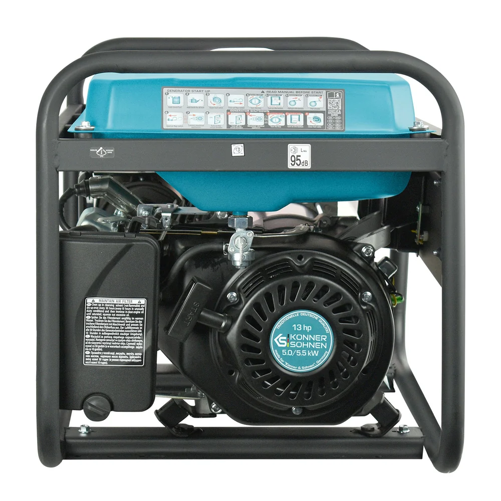 Konner & Sohnen KS 7000E ATS Generator de curent 5.5 kW, 230V, AVR, benzina, pornire electrica [5]