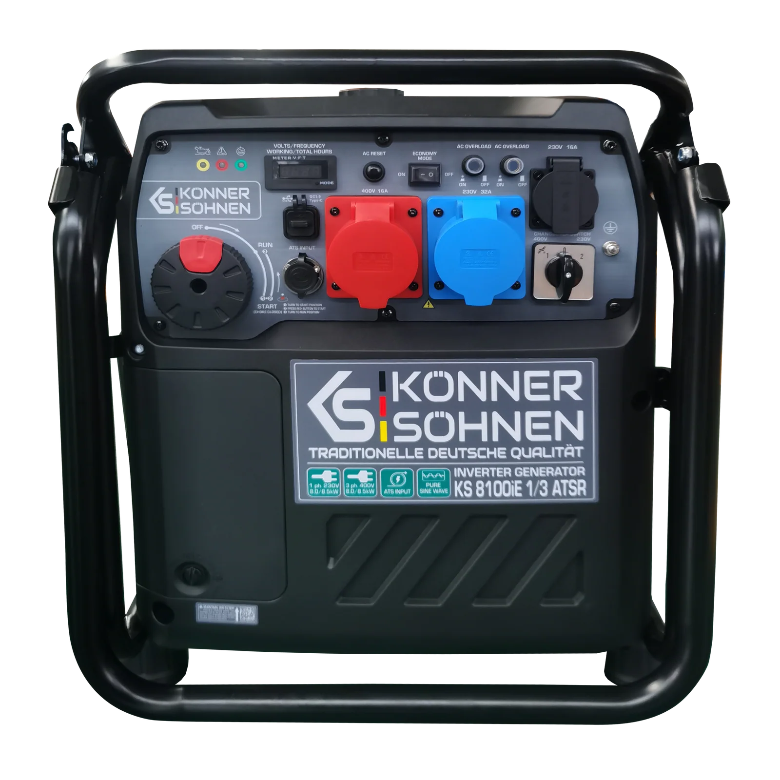 Konner & Sohnen KS 8100iE 1/3 ATSR Generator digital invertor 8.5kW, 230/400V, benzina [2]