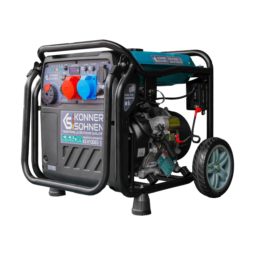 Konner & Sohnen KS 8100iEG 1/3 Generator digital invertor 8.5kW, 230/400V, GPL/benzina [2]