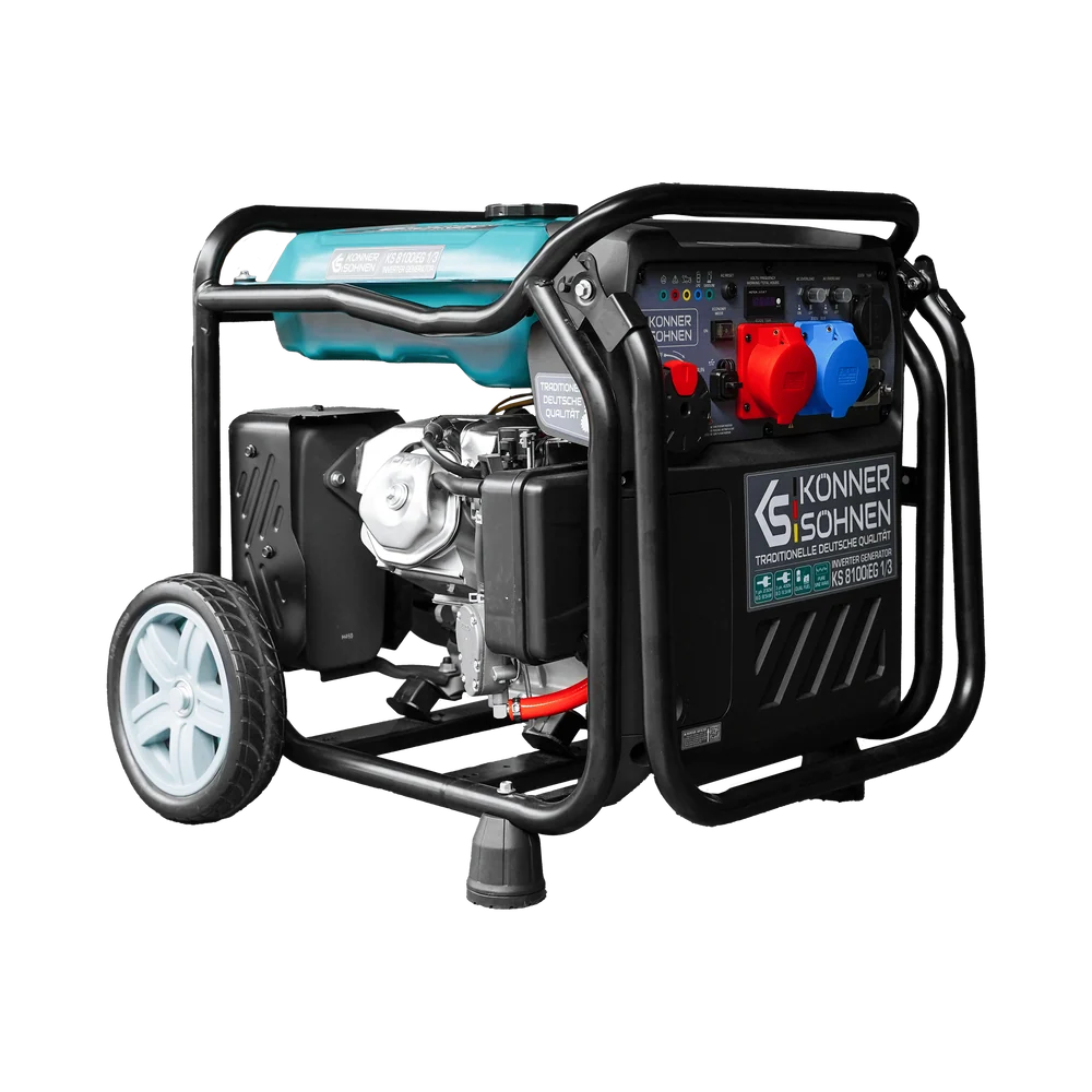 Konner & Sohnen KS 8100iEG 1/3 Generator digital invertor 8.5kW, 230/400V, GPL/benzina [14]