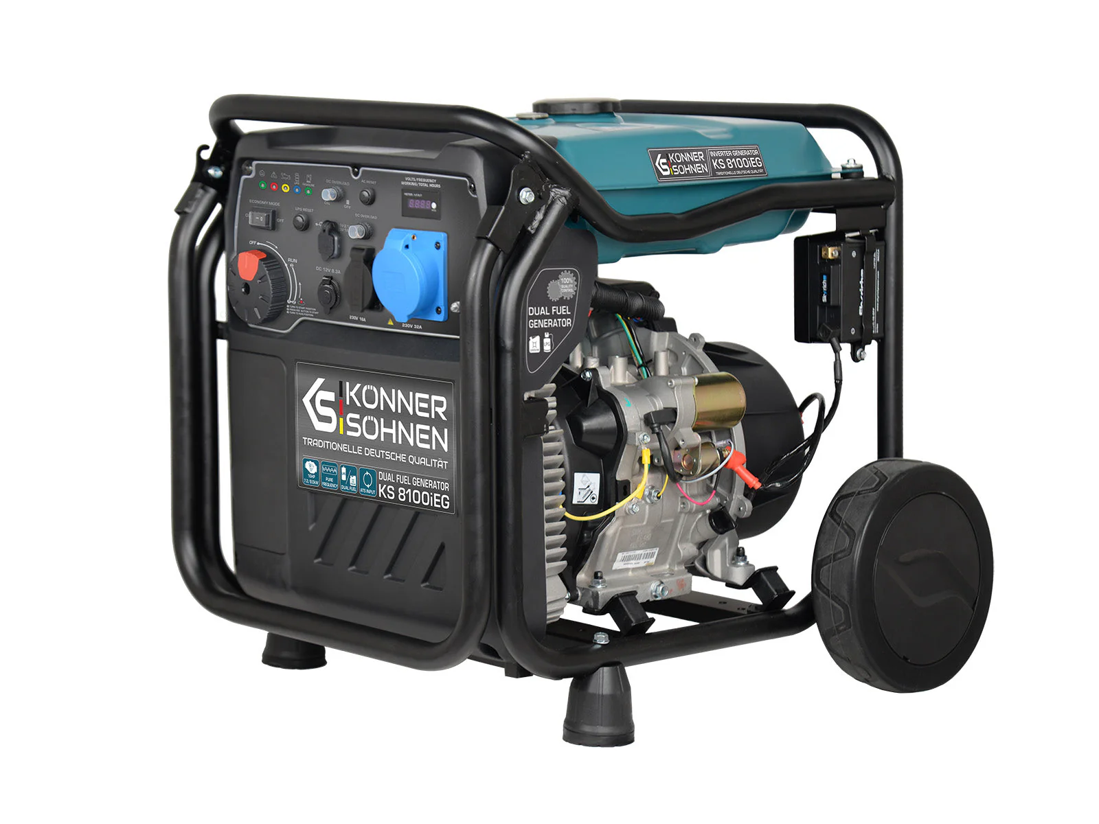 Konner & Sohnen KS 8100iEG Generator digital invertor 8.5kW, monofazat, GPL/benzina [1]