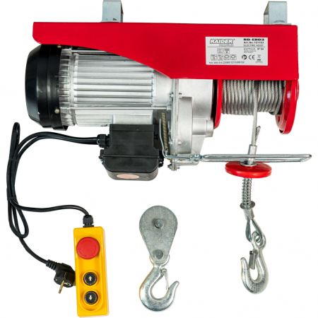 Utilaje pentru constructii - RAIDER RD-EH03 Macara electrica 1000kg, 1600W