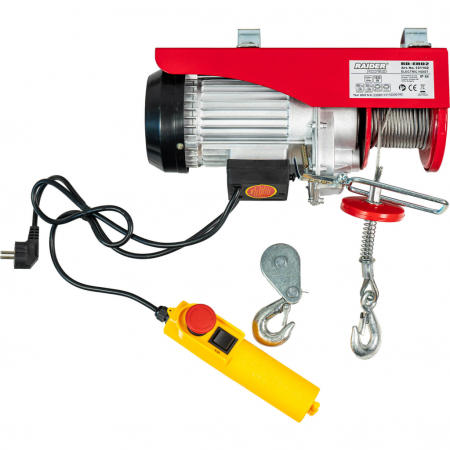 Utilaje pentru constructii - RAIDER RD-EH02 Macara electrica  500kg 1020W
