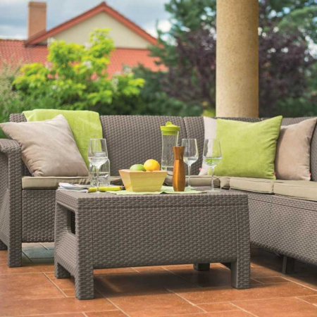Masuta de cafea pentru gradina Corfu II, cappuccino [1]
