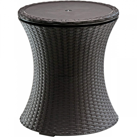 Masuta de terasa, Keter, Pacific Cool Bar Rattan, maro [1]