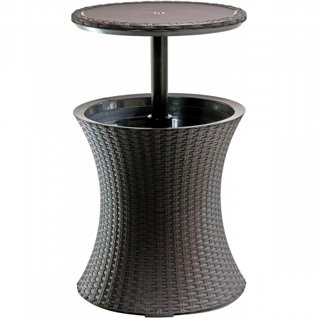 Mese gradina - Masuta de terasa, Keter, Pacific Cool Bar Rattan, maro