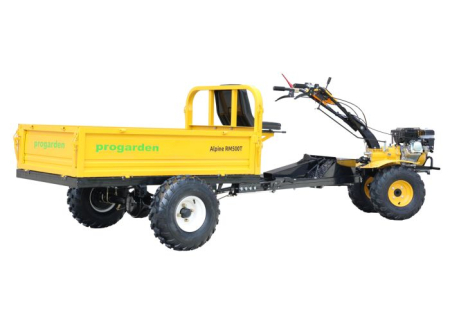ProGARDEN Alpine RM500T Remorca cu tractiune 500kg, 1 osie, prindere bolt pentru motocultor, roti 19x7-8 [2]
