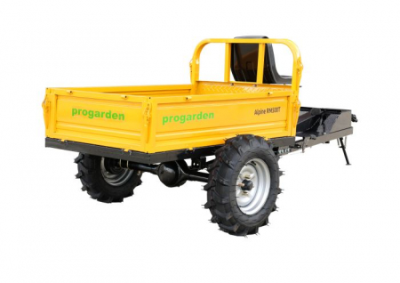 ProGARDEN Alpine RM500T Remorca cu tractiune G2, 500kg, 1 osie, prindere bolt pentru motocultor, roti profil agricol 6.00-12, 4 prezoane [1]