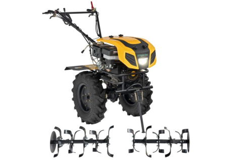 Utilaje agricole - ProGARDEN Campo 1844, motocultor 18CP, 3+1 trepte, 2+2+1 freze, diferential, roti 6.00-12, benzina, EU V