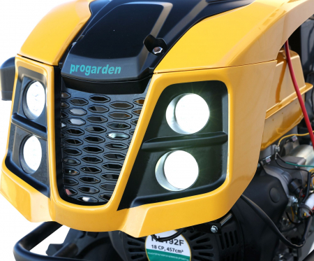 ProGARDEN Campo 1873V2 Alpine motocultor 18CP, 2+1 trepte, 3+1+1 freze, roti 6.00-12, benzina, EU V, pornire electrica, 2 prize putere [5]