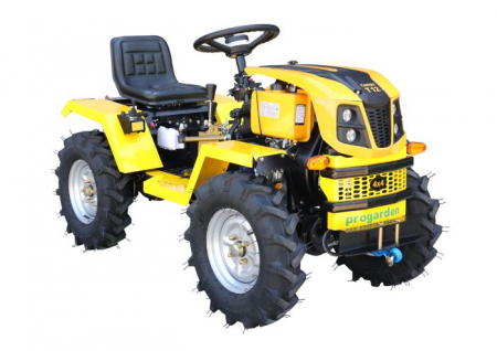 Minitractoare - ProGARDEN Campo T12 Minitractor V25.1 4x4, 12CP, diesel, hidraulica fata-spate, roti 6.00-12