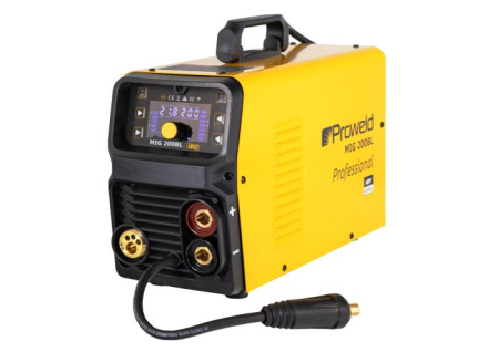 ProWELD MIG 200BL LED Synergetic, MIG/MAG, MMA, Oțel, Inox, Aluminiu, Fontă, 200A [2]