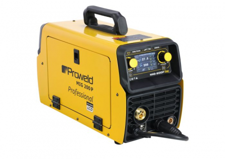 Aparate de sudura MIG-MAG (cu sarma) - ProWELD MIG 200P Synergetic MIG/MAG functii puls simplu/dublu, DC normal, 2T/4T, mentinere automata, MMA, LiftTIG
