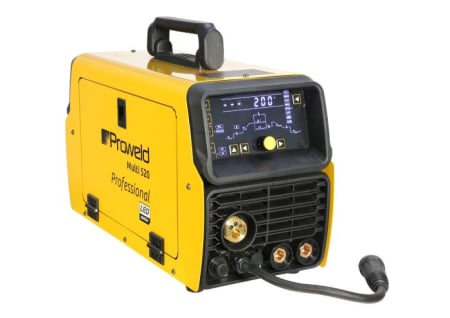 Aparate de sudura MIG-MAG (cu sarma) - ProWELD Multi 520 Sudură și tăiere Oțel, Inox, Aluminiu, Fontă, 4 procese: MIG, TIG HF, MMA, plasmă CUT, 200A