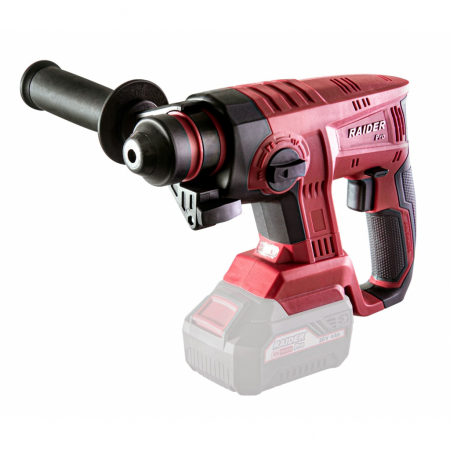 Scule electrice - RAIDER RDP-SBRH20 Solo R20 Ciocan Rotopercutor, SDS-plu,s 20V, motor fara perii, fara acumulator si incarcator incluse
