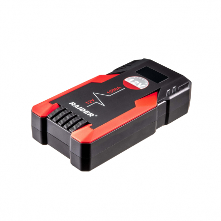 Redresoare si roboti pornire - RAIDER RD-JBC16 Dispozitiv pornire, Lanterna LED 8Ah, 450A