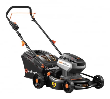 Redback E142C Masina de tuns gazon acumulatori 40V, 420mm, 40L, reglaj central, solo [1]