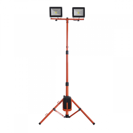 Redback ED40 Stand proiectoare LED acumulatori 40V, 2x20W, solo [2]