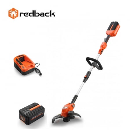 R E D U C E R I - Redback Pachet E312D+EP40+EC20 Trimer gazon, acumulator 40V/4Ah, incarcator 40V/2A
