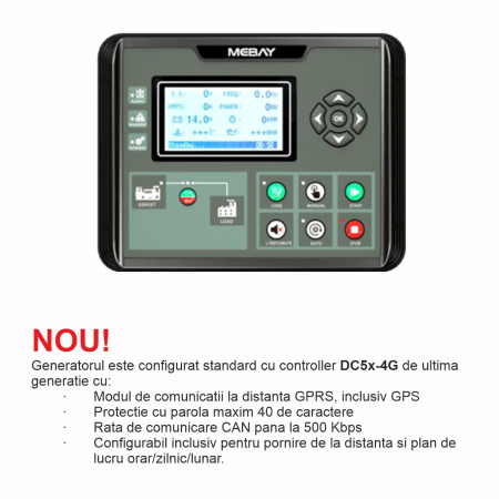 SENCI CDE 34i-YS-ATS Generator insonorizat, 34 kVA, 400V, AVR, Diesel, ATS inclus [5]