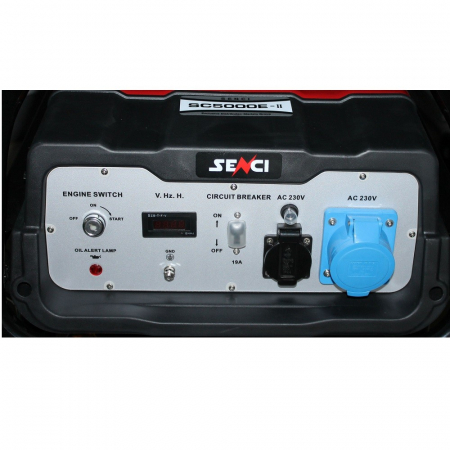 SENCI SC-5000E TOP Generator curent 4.5 kw, 230V, AVR, benzina, pornire electrica [1]