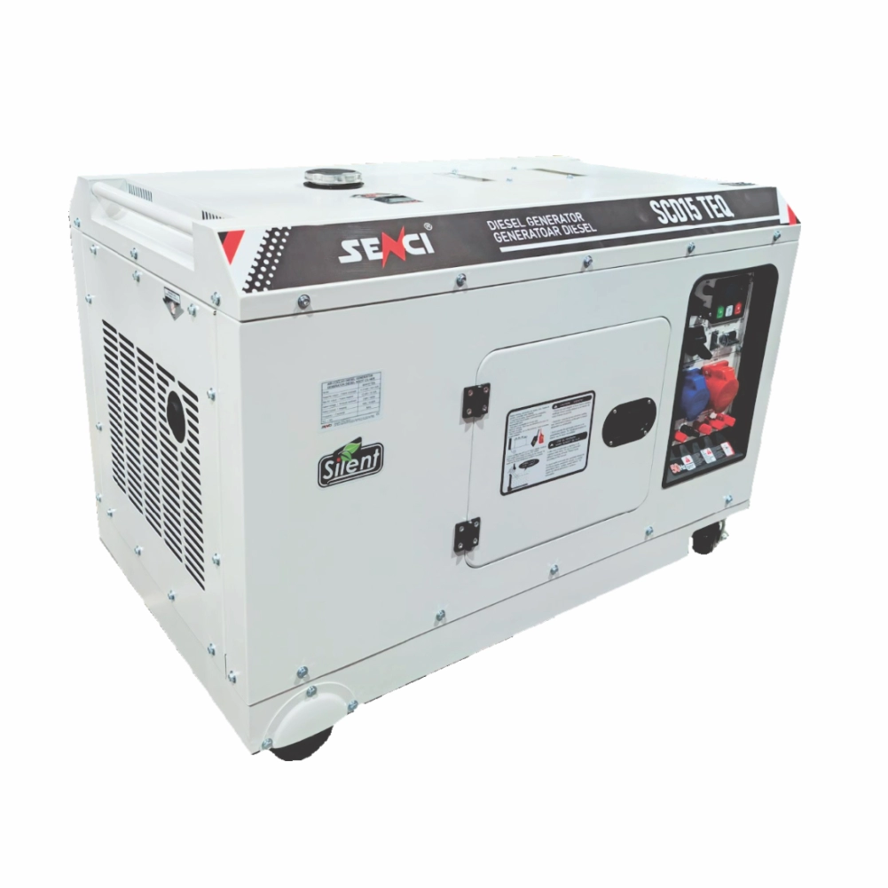 Generatoare Insonorizate - SENCI SCD15 TEQ Generator insonorizat, 10.0 kW /12.5kVA, 400/230V, motor Diesel, fara ATS