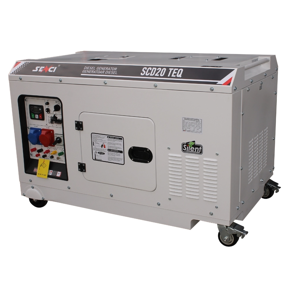SENCI SCD20 TEQ Generator insonorizat, 16.0 kW /20 kVA, 230V/400V, motor Diesel, fara ATS [1]