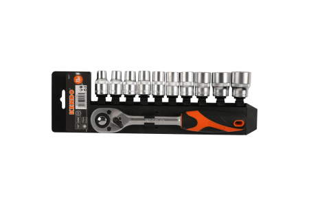 Set de capete 1/2" cu clichet, 11 bucati [1]