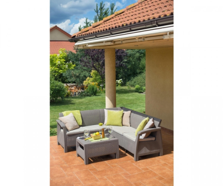 Set de gradina cu coltar - Corfu II Relax Capuccino [4]
