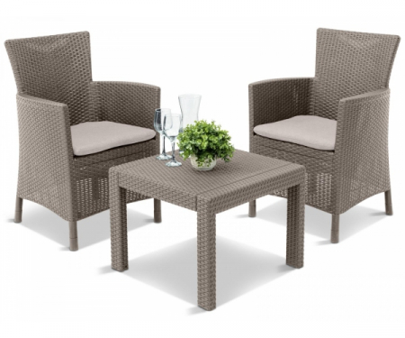 Set mobilier de balcon, Rosario Balcony, cappuccino [2]