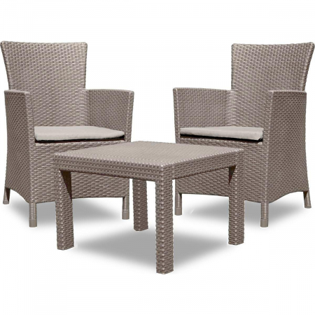 Set mobilier gradina - Set mobilier de balcon, Rosario Balcony, cappuccino