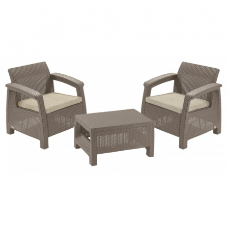 Set mobilier gradina - Set mobilier de gradina Corfu II Weekend Capuccino