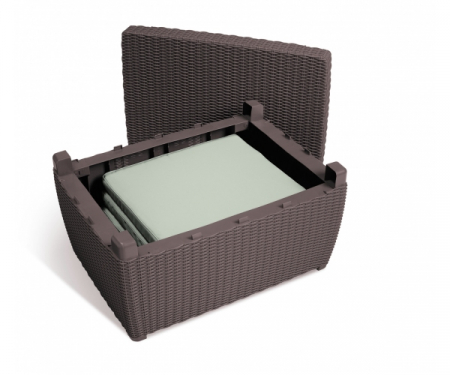 Set mobilier de gradina Corona Cusbox Capuccino/ Gri-nisipiu [3]