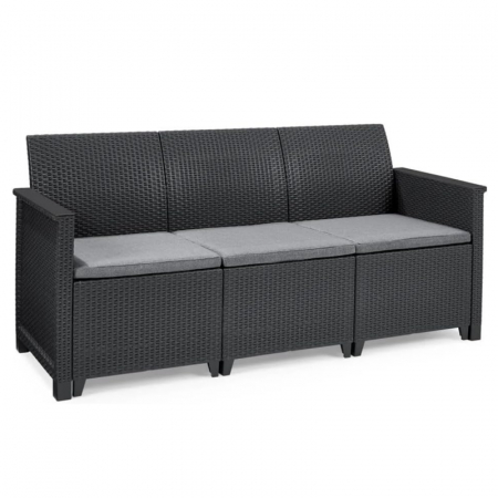 Set Mobilier De Gradina Cu Masa KETER ELODIE 5 Locuri Gri [1]