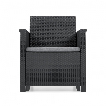 Set Mobilier De Gradina Cu Masa KETER ELODIE 5 Locuri Gri [5]