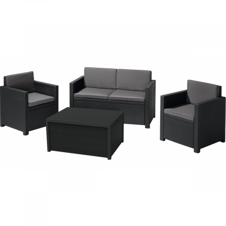 Set mobilier gradina - Set mobilier de gradina, Keter, Monaco Grafit/ Gri-rece