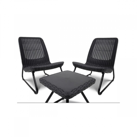 Set mobilier gradina, Rio Patio, Grafit/ Gri- rece [1]
