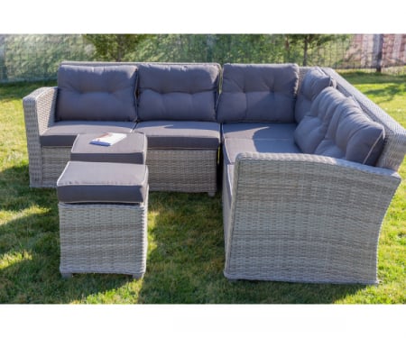 Set mobilier gradina - Set mobilier premium de gradina/terasa, Marbella, rattan sintetic