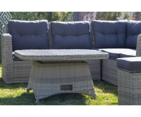 Set mobilier premium de gradina/terasa, Marbella, rattan sintetic [3]
