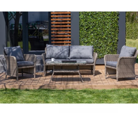 Mobilier - Set mobilier premium de terasa/gradina, Athen, rattan