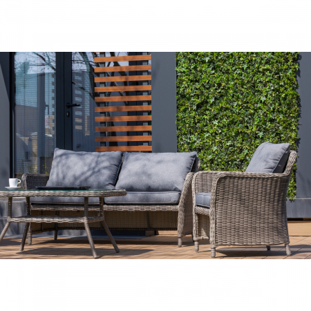 Set mobilier premium de terasa/gradina, Athen, rattan [1]