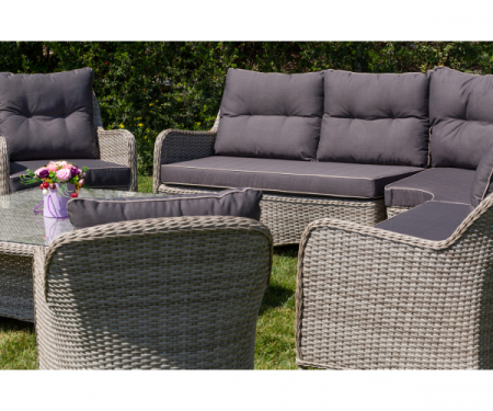 Set mobilier premium de terasa/gradina, Dublin, rattan [8]