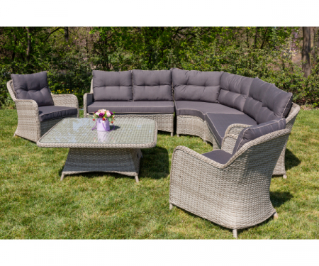 Set mobilier premium de terasa/gradina, Dublin, rattan [2]