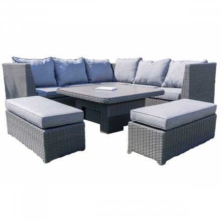 Set mobilier premium de terasa /gradina, Durham, rattan [1]