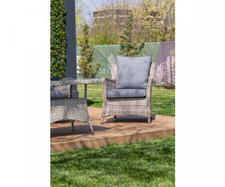 Set mobilier premium de terasa/gradina, Holan, ratan sintetic [6]