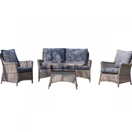 Mobilier - Set mobilier premium de terasa/gradina, Holan, ratan sintetic