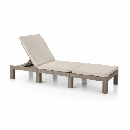 Sezlonguri - Sezlong Daytona Deluxe, Keter, cappucino
